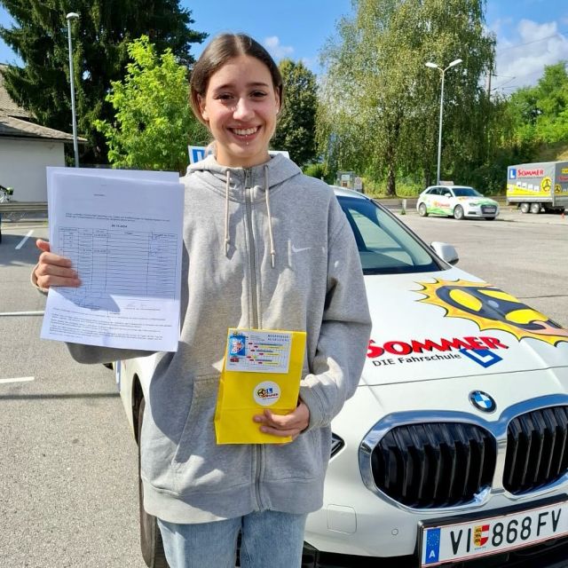 ⚠️ PKW-Prüfung 11.09.2024 - Teil 2 & PKW- & Anhänger-Prüfung 25.09.2024 ⚠️ Herzliche Gratulation unseren neuen Führerscheinbesitzern zur bestandenen Prüfung und zum wohl verdienten Führerschein! Toll gemacht! Wir wünschen euch eine gute & sichere Fahrt! #fahrschulesommer #fahrschulevillach #führerschein #autoführerschein #anhängerführerschein #praktischeprüfung #praktischeprüfungbestanden #herzlichenglückwunsch #tollgemacht #gutefahrt #sicherefahrt